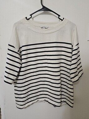 LL Bean 100% Cotton Striped Shirt